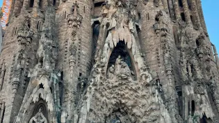 construcción iglesia Sagrada Familia Barcelona