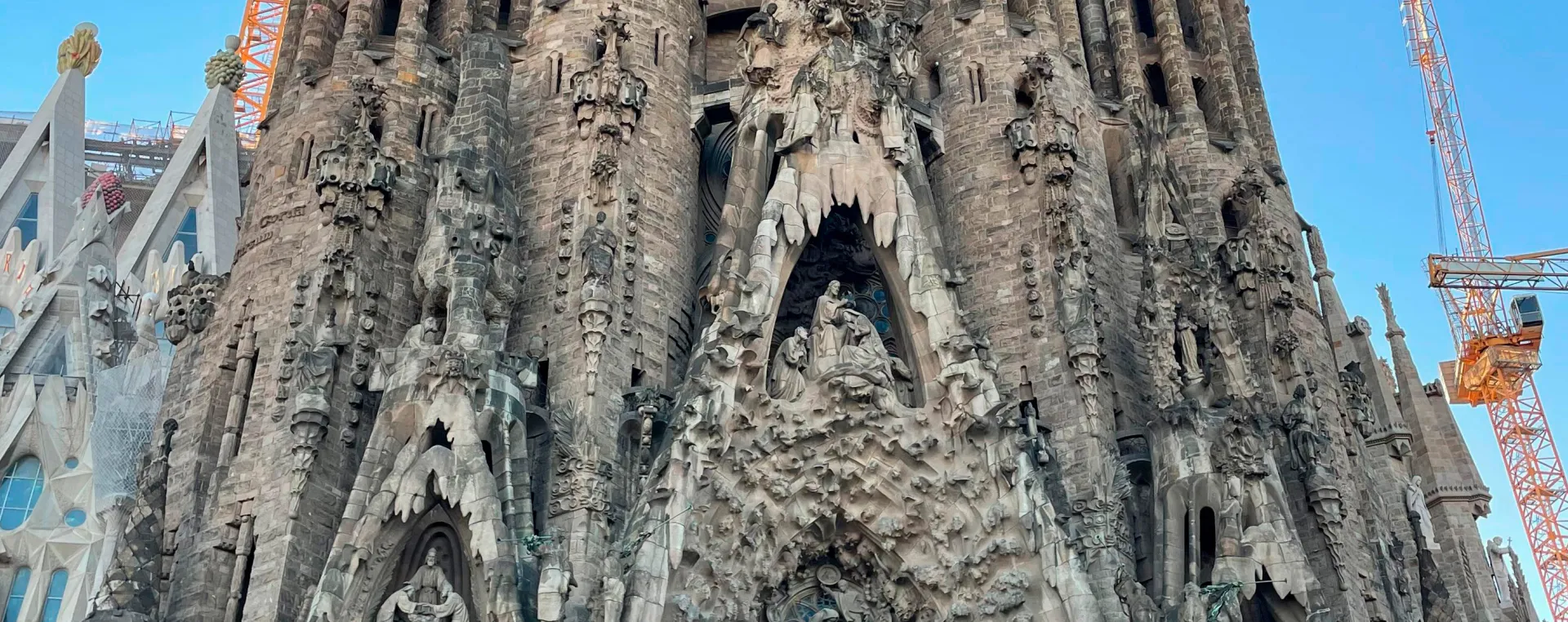 construcción iglesia Sagrada Familia Barcelona