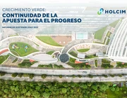 Portada de informe de sostenibilidad 2023 Holcim