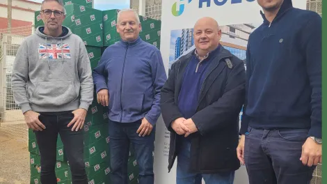 entrega alimentos Holcim sagunto