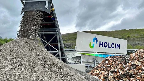 Proceso de recarbonatación de residuos de demolición para la producción de áridos reciclados destinados a la fabricación de hormigón sostenible.