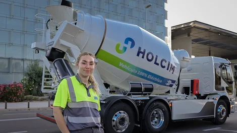 Hormigonera Holcim Eléctica