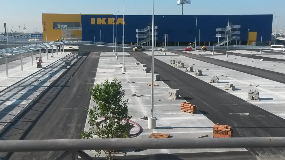 Hydromedia™ en el aparcamiento exterior de IKEA de Alcorcón