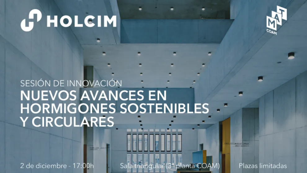 Anuncio de jornada coam holcim hormigones