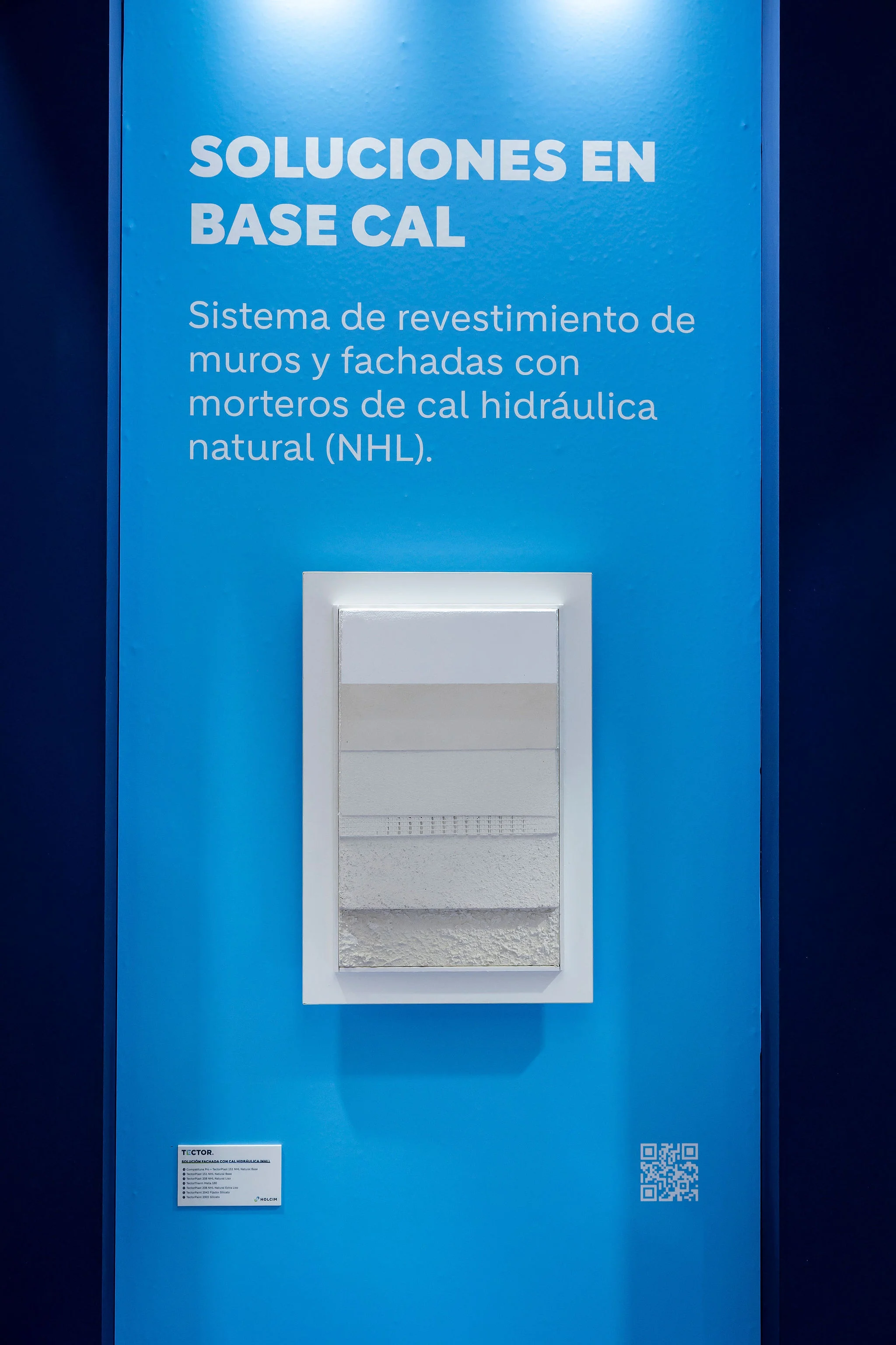 cartel Soluciones en base cal Holcim