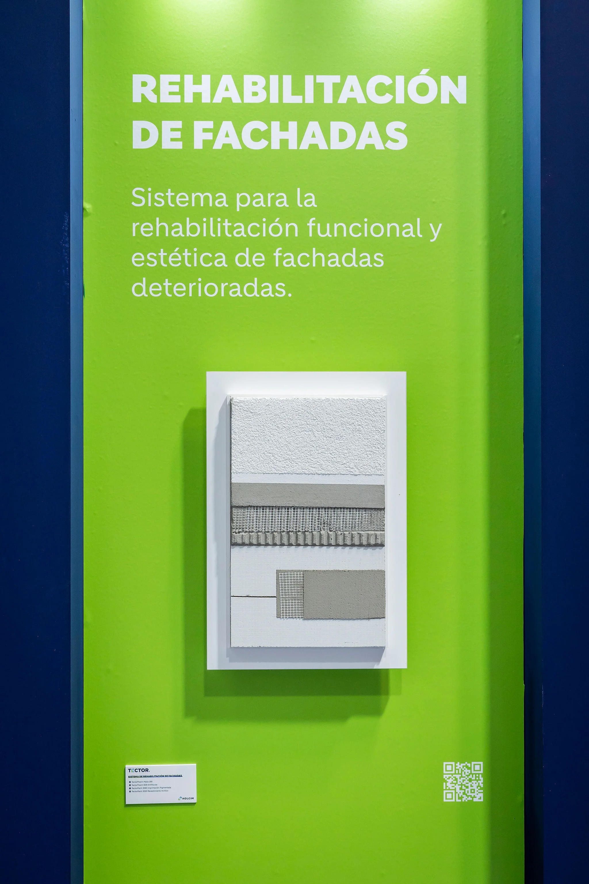 cartel rehabilitación de fachadas Holcim