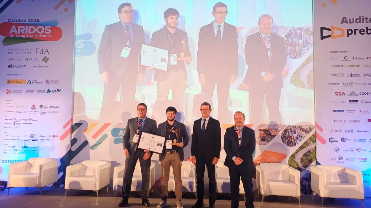 Premiados en congreso áridos 2025
