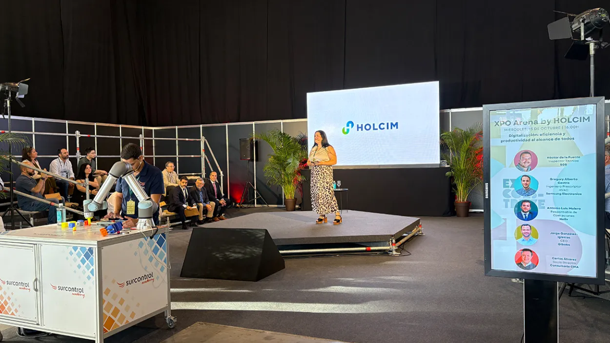 presentación Holcim en expoconstruye 2025