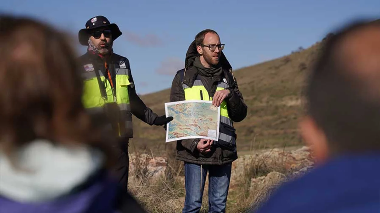 presentación al iniciar visita a cantera cerro gordo