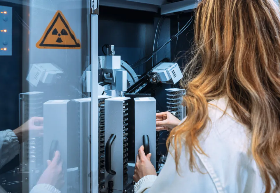 Laboratorio calidad de cementos Holcim