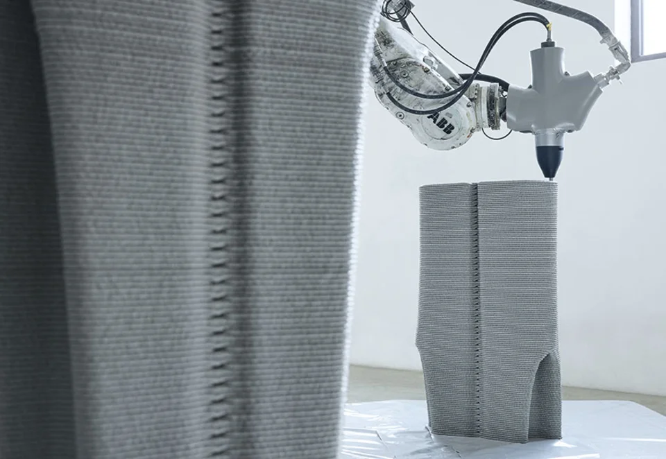 realizando impresión 3d con morteros tectorprint Holcim