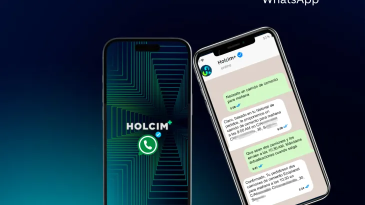 whatsapp e ordering holcim+